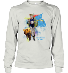 Harley Quinn Los Angeles Chargers Of Prey Long Sleeve T-Shirt - kambletee