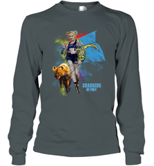 Harley Quinn Los Angeles Chargers Of Prey Long Sleeve T-Shirt - kambletee