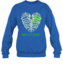 Irish at heart St Patricks Day Sweatshirt - kambletee