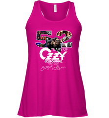 52 Years of Ozzy Osbourne signatures Racerback Tank - kambletee