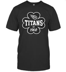 Patrick's Day Shamrock For Tennessee Titans Fans Men's T-Shirt - kambletee