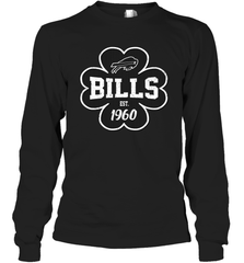 Patrick's Day Shamrock For Buffalo Bills Fans Long Sleeve T-Shirt - kambletee