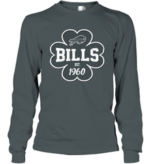 Patrick's Day Shamrock For Buffalo Bills Fans Long Sleeve T-Shirt - kambletee