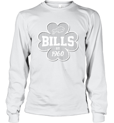 Patrick's Day Shamrock For Buffalo Bills Fans Long Sleeve T-Shirt - kambletee