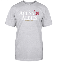 Acuna 20 Albies Play For The A Men's T-Shirt - kambletee