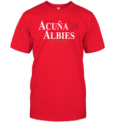 Acuna 20 Albies Play For The A Men's T-Shirt - kambletee
