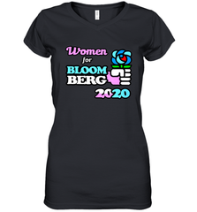 Women for Bloomberg 2020 Women's V-Neck - kambletee