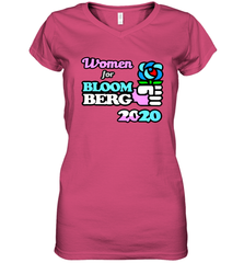 Women for Bloomberg 2020 Women's V-Neck - kambletee
