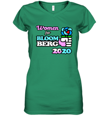 Women for Bloomberg 2020 Women's V-Neck - kambletee