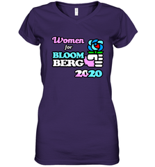 Women for Bloomberg 2020 Women's V-Neck - kambletee