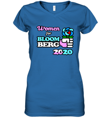Women for Bloomberg 2020 Women's V-Neck - kambletee