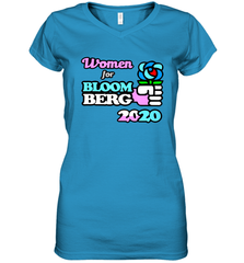 Women for Bloomberg 2020 Women's V-Neck - kambletee