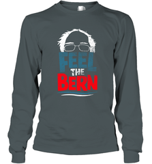 Feel The Bern Bernie Sanders 2020 Bernie Hair Vote President Long Sleeve T-Shirt - kambletee