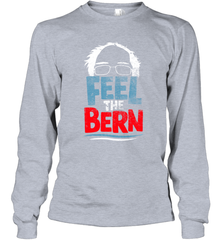 Feel The Bern Bernie Sanders 2020 Bernie Hair Vote President Long Sleeve T-Shirt - kambletee