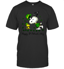 Snoopy and Woodstock Erin go beagle Happy Patricks Day Men's T-Shirt - kambletee