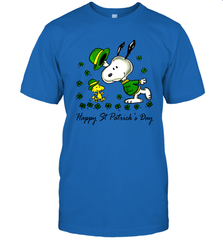 Snoopy and Woodstock Erin go beagle Happy Patricks Day Men's T-Shirt - kambletee