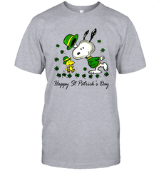 Snoopy and Woodstock Erin go beagle Happy Patricks Day Men's T-Shirt - kambletee