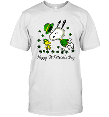 Snoopy and Woodstock Erin go beagle Happy Patricks Day Men's T-Shirt - kambletee