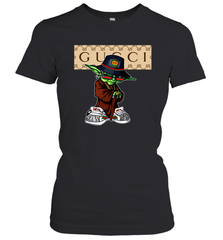 Star Wars Yoda wear a hat Gucci Women's T-Shirt - kambletee