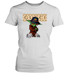 Star Wars Yoda wear a hat Gucci Women's T-Shirt - kambletee