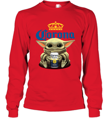 Yoda hug Corona Long Sleeve T-Shirt - kambletee