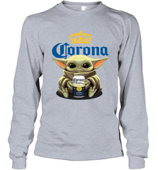 Yoda hug Corona Long Sleeve T-Shirt - kambletee