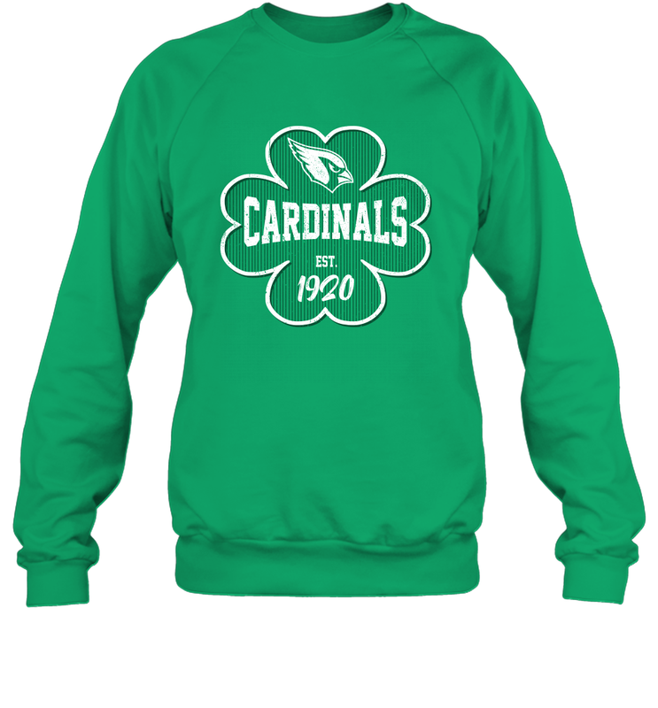 Patrick's Day Shamrock For Arizona Cardinals Fans Sweatshirt - kambletee