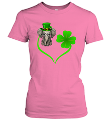 Elephant irish heart st patrick's day Women's T-Shirt - kambletee