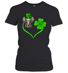 Elephant irish heart st patrick's day Women's T-Shirt - kambletee