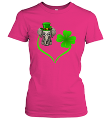 Elephant irish heart st patrick's day Women's T-Shirt - kambletee