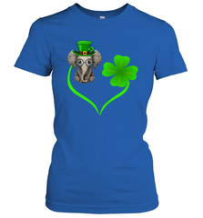 Elephant irish heart st patrick's day Women's T-Shirt - kambletee