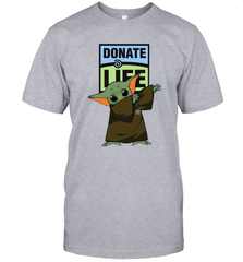 Baby Yoda Dabbing Donate Life Men's T-Shirt - kambletee