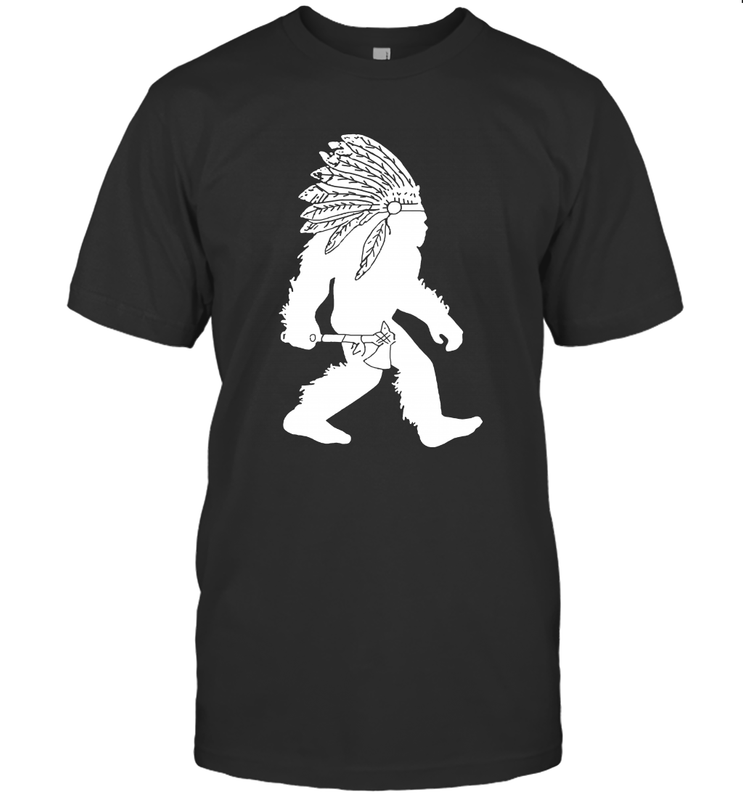 Native American Bigfot T-Shirt - kambletee