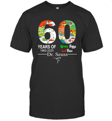 60 years of 1960 2020 Green Eggs and Ham Dr. Seuss T-Shirt - kambletee