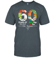 60 years of 1960 2020 Green Eggs and Ham Dr. Seuss T-Shirt - kambletee