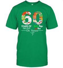 60 years of 1960 2020 Green Eggs and Ham Dr. Seuss T-Shirt - kambletee