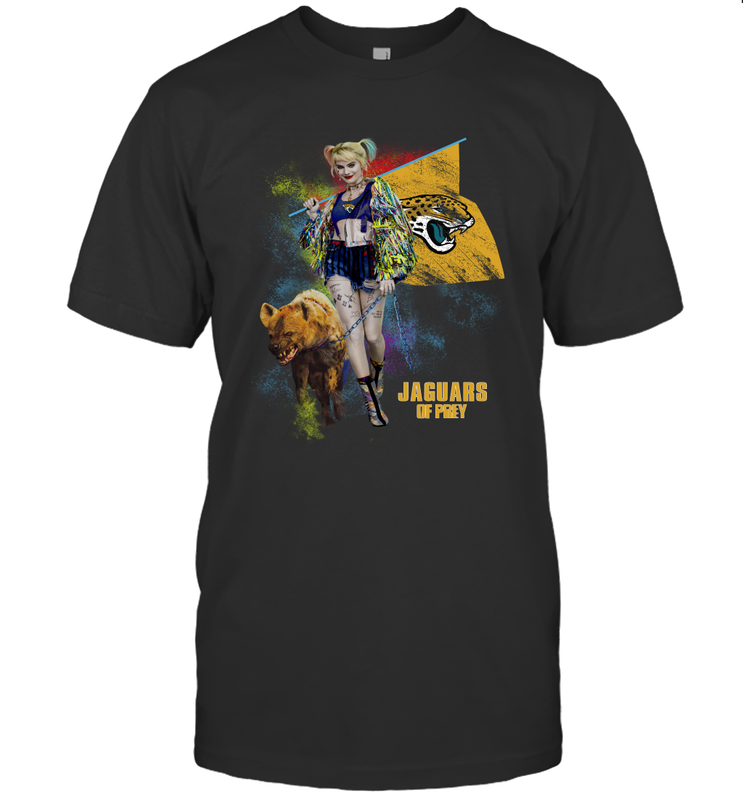 Harley Quinn Jacksonville Jaguars Of Prey Men's T-Shirt - kambletee