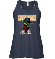 Star Wars Yoda wear a hat Gucci Racerback Tank - kambletee