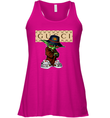 Star Wars Yoda wear a hat Gucci Racerback Tank - kambletee