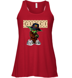 Star Wars Yoda wear a hat Gucci Racerback Tank - kambletee