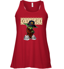 Star Wars Yoda wear a hat Gucci Racerback Tank - kambletee