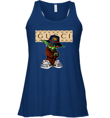 Star Wars Yoda wear a hat Gucci Racerback Tank - kambletee