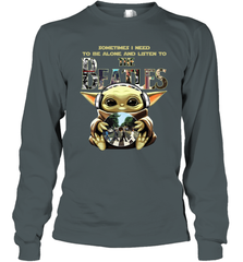 Baby Yoda I Need To Be Alone And Listen To The Beatles Long Sleeve T-Shirt - kambletee