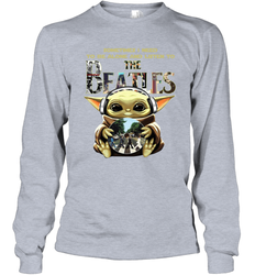 Baby Yoda I Need To Be Alone And Listen To The Beatles Long Sleeve T-Shirt - kambletee
