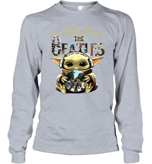 Baby Yoda I Need To Be Alone And Listen To The Beatles Long Sleeve T-Shirt - kambletee