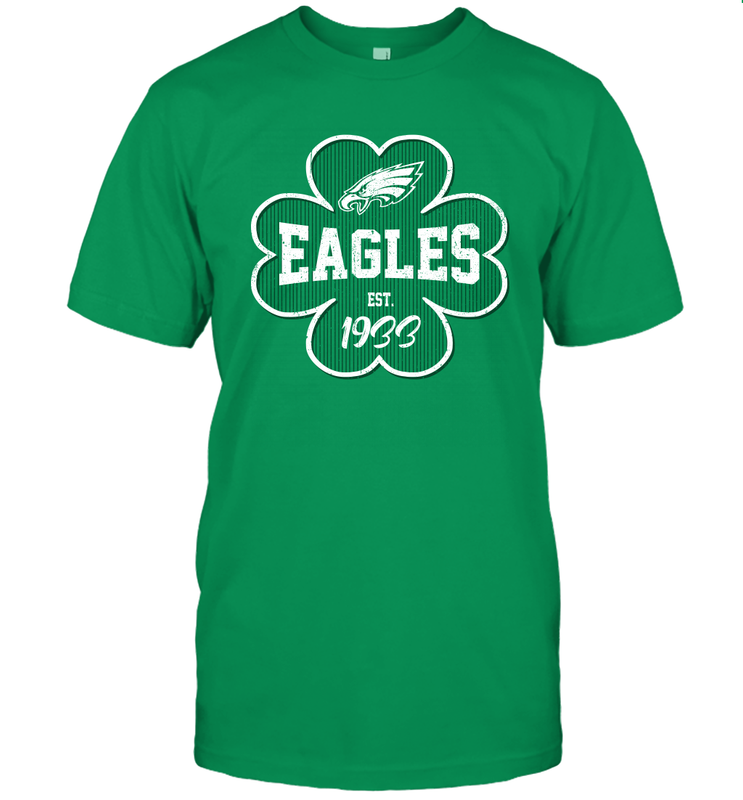 Patrick's Day Shamrock For Philadelphia Eagles Fans Men's T-Shirt - kambletee