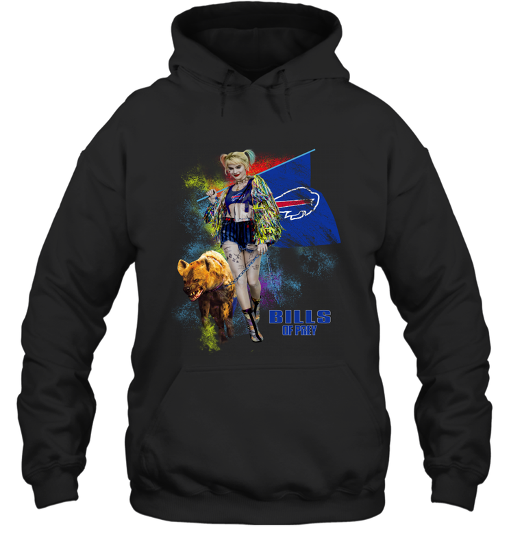 Harley Quinn Buffalo Bills Of Prey Hoodie - kambletee