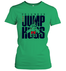 Columbus Jump Hugs Women's T-Shirt - kambletee