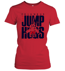 Columbus Jump Hugs Women's T-Shirt - kambletee
