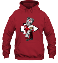 Baby Groot Kansas City Chiefs Hug Super Bowl Champions Hoodie - kambletee